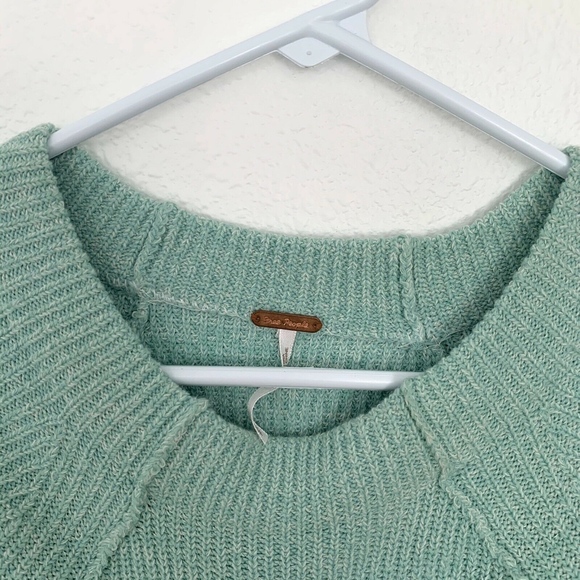 Free People Opaline Green Too Good Sweater - Picture 4 of 8